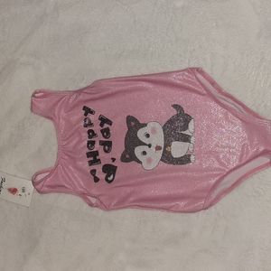 Infant bathing suit Shiny Pink